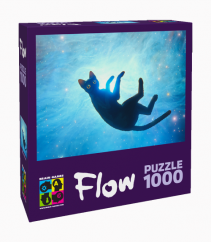 PUZZLE 1000 FLOW - CZARNY KOT